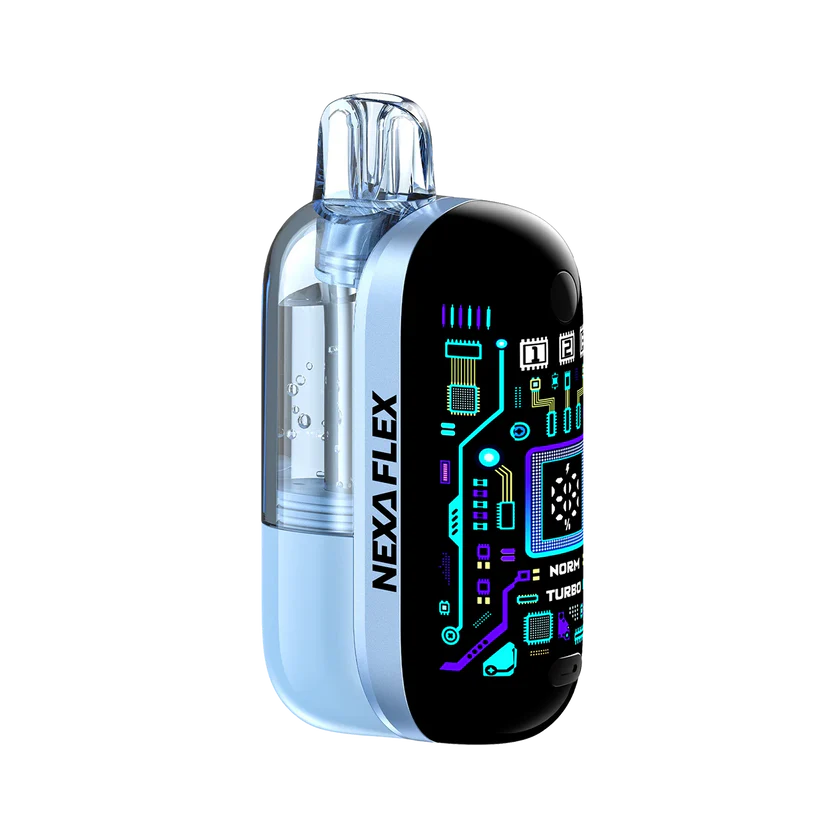 Nexa Flex 40K Kit Blue Razz Ice Disposable Vape Visible Edition - Black Coral